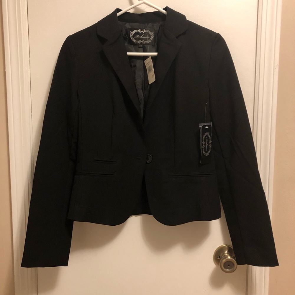 Ambiance Black Blazer (NEW WITH TAGS)